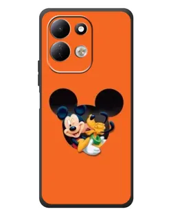 Чехол для Xiaomi Redmi 17 с картинкой «Сердце Микки Минни»