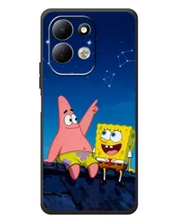 Чехол для Xiaomi Redmi 17 с картинкой «Губка Боб и Патрик ночью» Чехол для Xiaomi Redmi 17 с картинкой «Губка Боб и Патрик ночью»