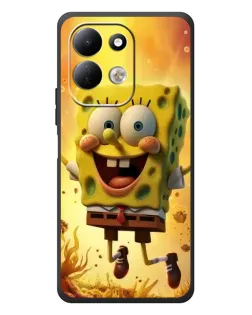 Чехол для Xiaomi Redmi 17 с картинкой «Губка Боб прыгает»