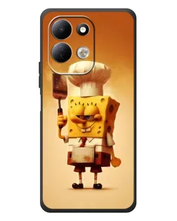 Чехол для Xiaomi Redmi 17 с картинкой «Губка Боб повар»