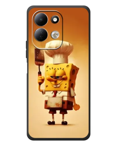 Чехол для Xiaomi Redmi 17 с картинкой «Губка Боб повар»