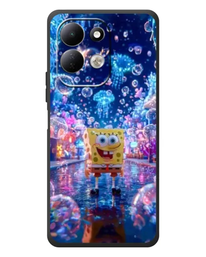 Чехол для Xiaomi Redmi 17 с картинкой «Неоновый океан»