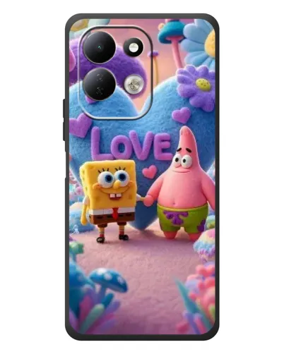 Чехол для Xiaomi Redmi 17 с картинкой «Губка Боб Патрик»
