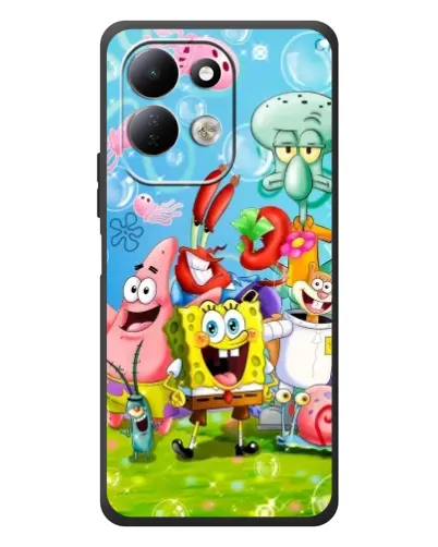 Чехол для Xiaomi Redmi 17 с картинкой «Губка Боб и друзья» Чехол для Xiaomi Redmi 17 с картинкой «Губка Боб и друзья»