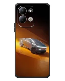 Чехол для Xiaomi Redmi 17 с картинкой «Cybertruck в пустыне»