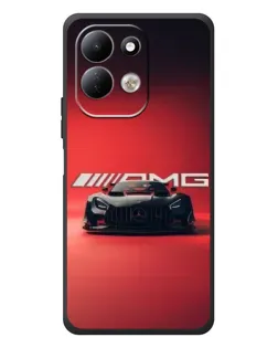 Чехол для Xiaomi Redmi 17 с картинкой «Mercedes AMG — красная линия»