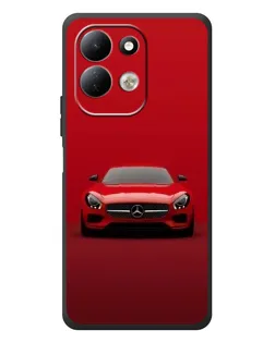 Чехол для Xiaomi Redmi 17 с картинкой «Красный Mercedes AMG»