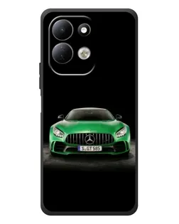 Чехол для Xiaomi Redmi 17 с картинкой «Mercedes — неоновый лого»