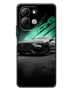 Чехол для Xiaomi Redmi 17 с картинкой «Темный Mercedes AMG»