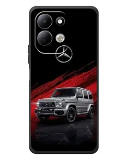 Чехол для Xiaomi Redmi 17 с картинкой «Mercedes G-Class красный»
