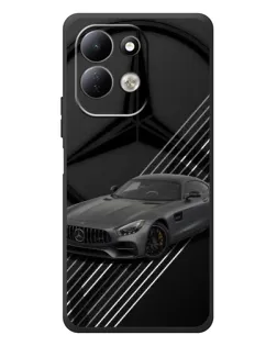 Чехол для Xiaomi Redmi 17 с картинкой «Mercedes AMG — графика»