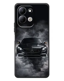 Чехол для Xiaomi Redmi 17 с картинкой «Mercedes в дыму»