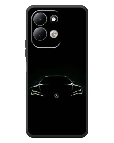 Чехол для Xiaomi Redmi 17 с картинкой «Mercedes — силуэт авто» Чехол для Xiaomi Redmi 17 с картинкой «Mercedes — силуэт авто»