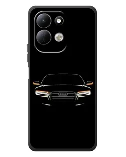 Чехол для Xiaomi Redmi 17 с картинкой «Audi — ночной контур»