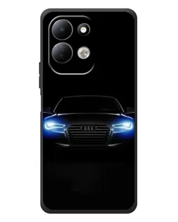 Чехол для Xiaomi Redmi 17 с картинкой «Audi в неоне»