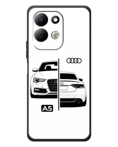 Чехол для Xiaomi Redmi 17 с картинкой «Audi — контрастный дизайн» Чехол для Xiaomi Redmi 17 с картинкой «Audi — контрастный дизайн»