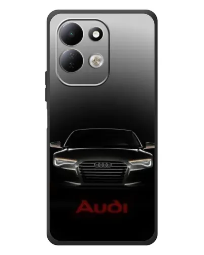 Чехол для Xiaomi Redmi 17 с картинкой «Audi — градиентный контур» Чехол для Xiaomi Redmi 17 с картинкой «Audi — градиентный контур»