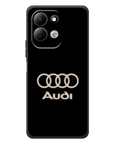 Чехол для Xiaomi Redmi 17 с картинкой «Audi — золотой логотип» Чехол для Xiaomi Redmi 17 с картинкой «Audi — золотой логотип»