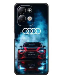 Чехол для Xiaomi Redmi 17 с картинкой «Audi Sport — неон»