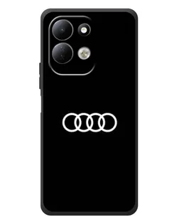 Чехол для Xiaomi Redmi 17 с картинкой «Audi White Logo»