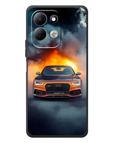Чехол для Xiaomi Redmi 17 с картинкой «Audi в огненном дыму» Чехол для Xiaomi Redmi 17 с картинкой «Audi в огненном дыму»