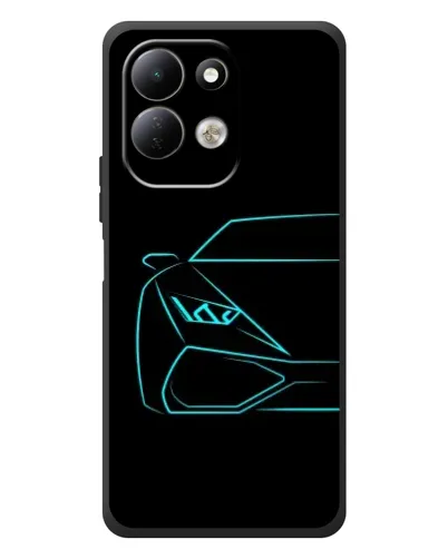 Чехол для Xiaomi Redmi 17 с картинкой «Голубой силуэт Lamborghini» Чехол для Xiaomi Redmi 17 с картинкой «Голубой силуэт Lamborghini»
