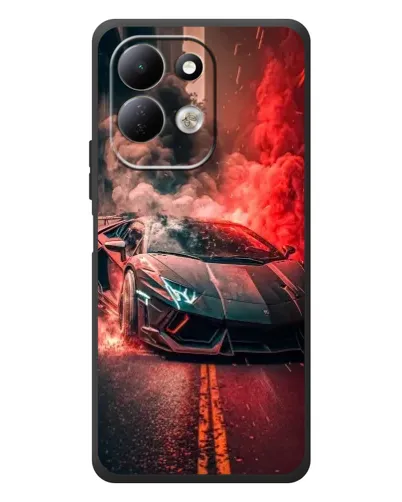 Чехол для Xiaomi Redmi 17 с картинкой «Lamborghini красный дым» Чехол для Xiaomi Redmi 17 с картинкой «Lamborghini красный дым»
