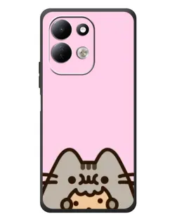 Чохол для Xiaomi Redmi 17 з картинкою «Pusheen та печиво»