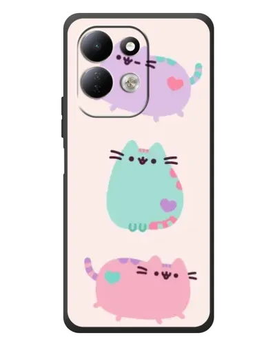 Чехол для Xiaomi Redmi 17 с картинкой «Pusheen трио» Чехол для Xiaomi Redmi 17 с картинкой «Pusheen трио»