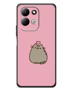 Чехол для Xiaomi Redmi 17 с картинкой «Pusheen сердце»