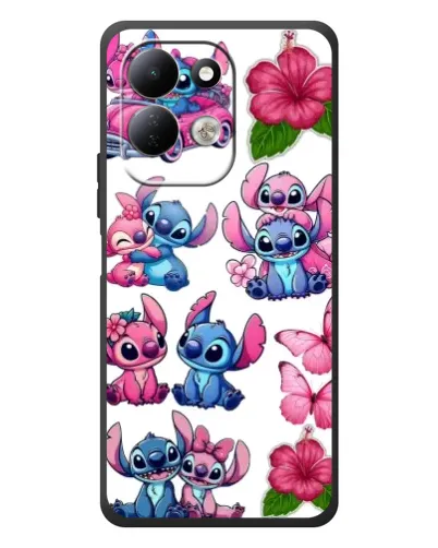 Чехол для Xiaomi Redmi 17 с картинкой «Стикеры Stitch и Angel» Чехол для Xiaomi Redmi 17 с картинкой «Стикеры Stitch и Angel»