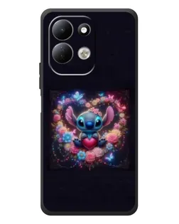 Чехол для Xiaomi Redmi 17 с картинкой «Stitch в цветах»