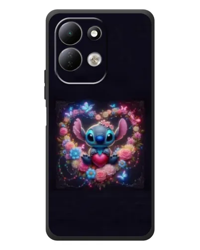 Чехол для Xiaomi Redmi 17 с картинкой «Stitch в цветах» Чехол для Xiaomi Redmi 17 с картинкой «Stitch в цветах»