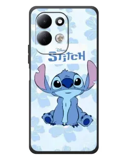 Чехол для Xiaomi Redmi 17 с картинкой «Stitch среди цветов»