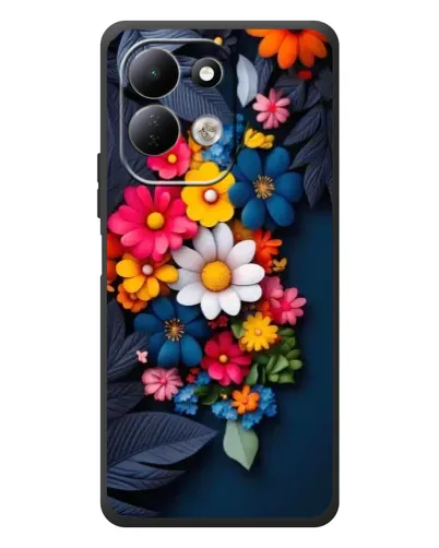 Чехол для Xiaomi Redmi 17 с картинкой «Цветочная феерия»