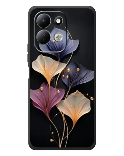 Чехол для Xiaomi Redmi 17 с картинкой «Лиловые цветы грации»