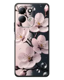 Чехол для Xiaomi Redmi 17 с картинкой «Нежная сакура и капли» Чехол для Xiaomi Redmi 17 с картинкой «Нежная сакура и капли»