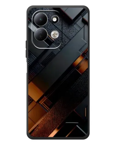 Чехол для Xiaomi Redmi 17 с картинкой «Черные геометрические блоки» Чехол для Xiaomi Redmi 17 с картинкой «Черные геометрические блоки»