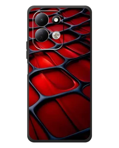 Чехол для Xiaomi Redmi 17 с картинкой «Красная глянцевая сетка» Чехол для Xiaomi Redmi 17 с картинкой «Красная глянцевая сетка»