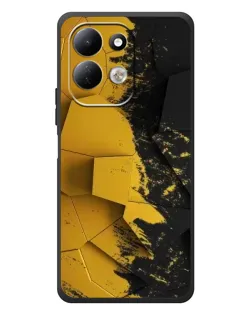 Чехол для Xiaomi Redmi 17 с картинкой «Золотые осколки геометрии»