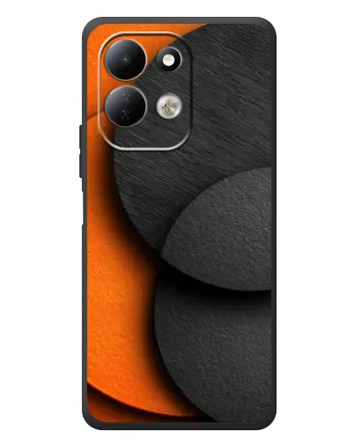 Чехол для Xiaomi Redmi 17 с картинкой «Геометрия оранжевых кругов» Чехол для Xiaomi Redmi 17 с картинкой «Геометрия оранжевых кругов»