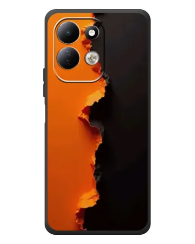 Чехол для Xiaomi Redmi 17 с картинкой «Оранжевый разлом» Чехол для Xiaomi Redmi 17 с картинкой «Оранжевый разлом»