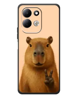 Чехол для Xiaomi Redmi 17 с картинкой «Капибара виктория»