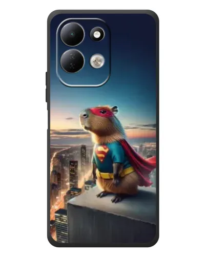 Чехол для Xiaomi Redmi 17 с картинкой «Капи-мен супергерой» Чехол для Xiaomi Redmi 17 с картинкой «Капи-мен супергерой»