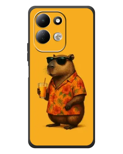 Чехол для Xiaomi Redmi 17 с картинкой «Капибара на отдыхе» Чехол для Xiaomi Redmi 17 с картинкой «Капибара на отдыхе»