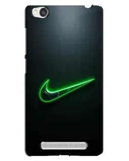Чохол для Xiaomi Redmi 4A з картинкою «Неоновий контур Nike»