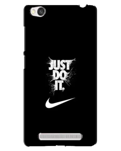 Чехол для Xiaomi Redmi 4A с картинкой «Текстовый принт Nike»