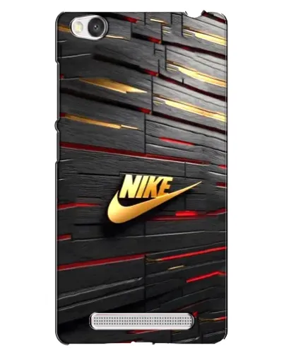 Чехол для Xiaomi Redmi 4A с картинкой «Золотой Nike на металле»