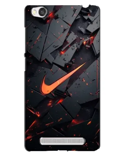 Чехол для Xiaomi Redmi 4A с картинкой «Nike — эффект разломов»