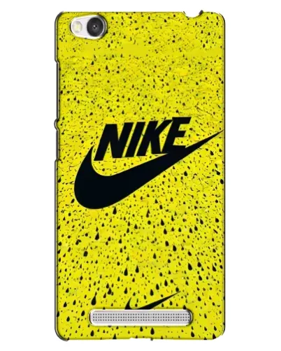 Чехол для Xiaomi Redmi 4A с картинкой «Желтый текстурный Nike»